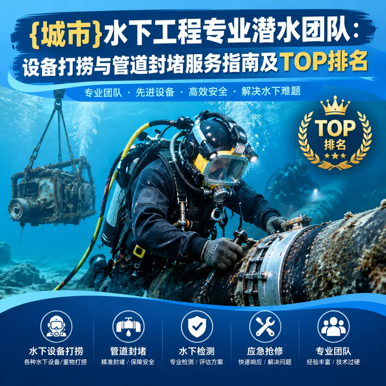 囊谦水下工程专业潜水团队：设备打捞与管道封堵服务指南及TOP排名